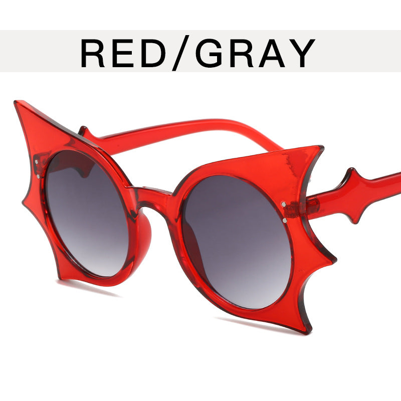 Wholesale Bat Hip Hop Funny Butterfly PC Sunglasses